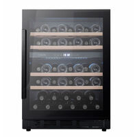 Arctic Collection 60D inbyggbart vinkylskåp 46 flaskor, svart