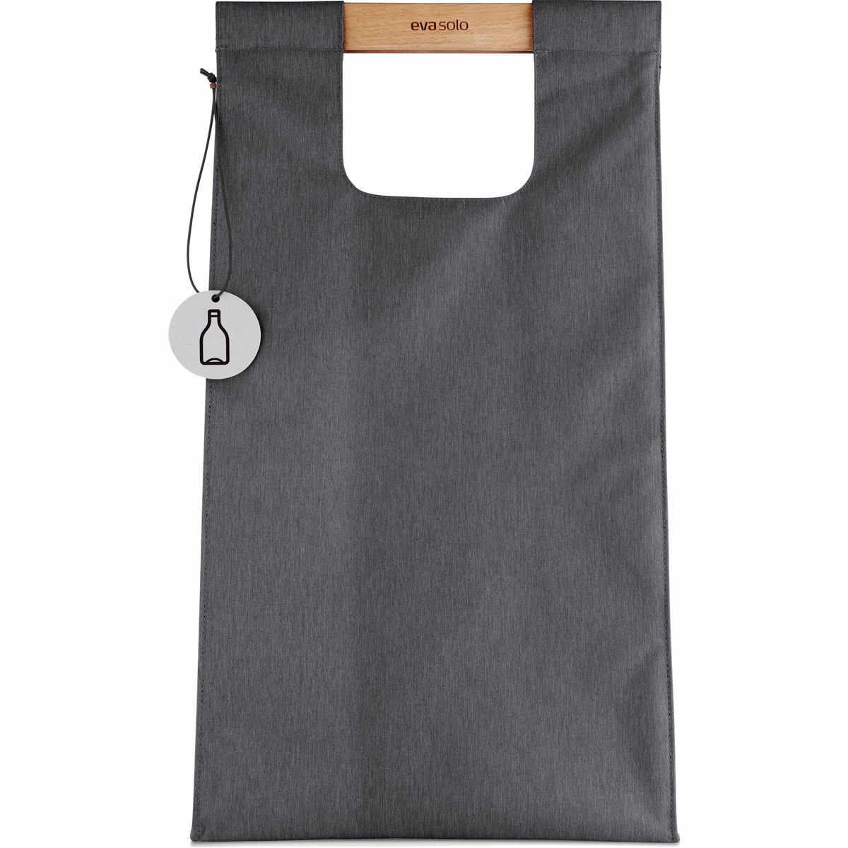 Affaldssorteringspose, 28 liter, mørkegrå