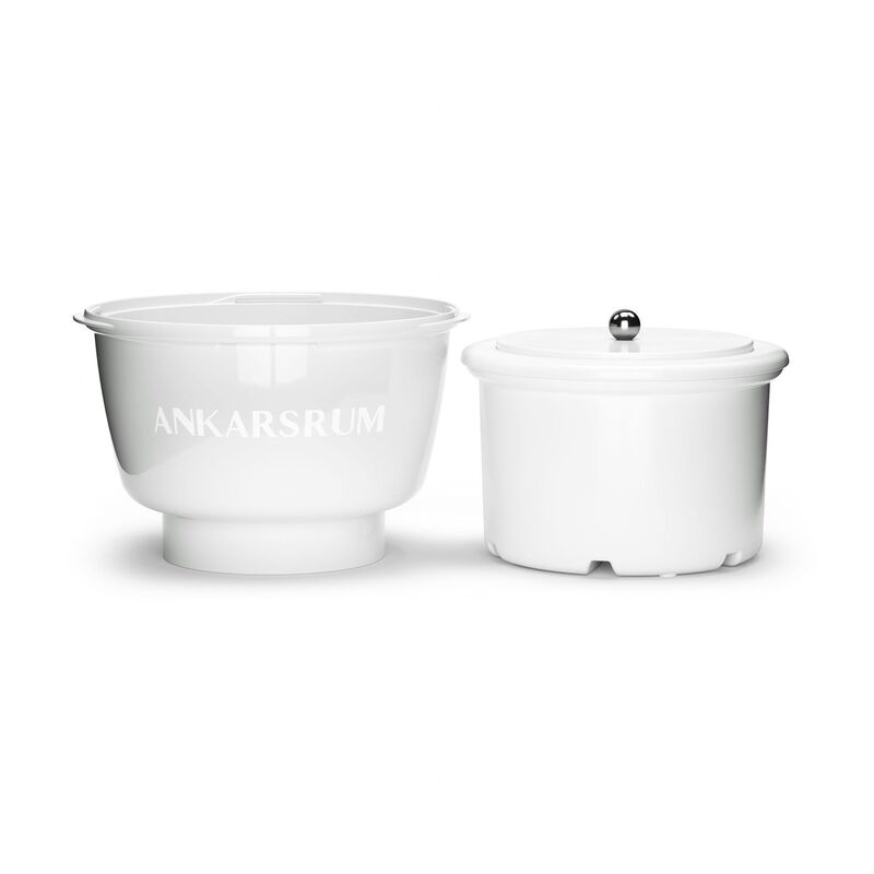 AKM 6230 köksmaskin med glassmaskin, silver