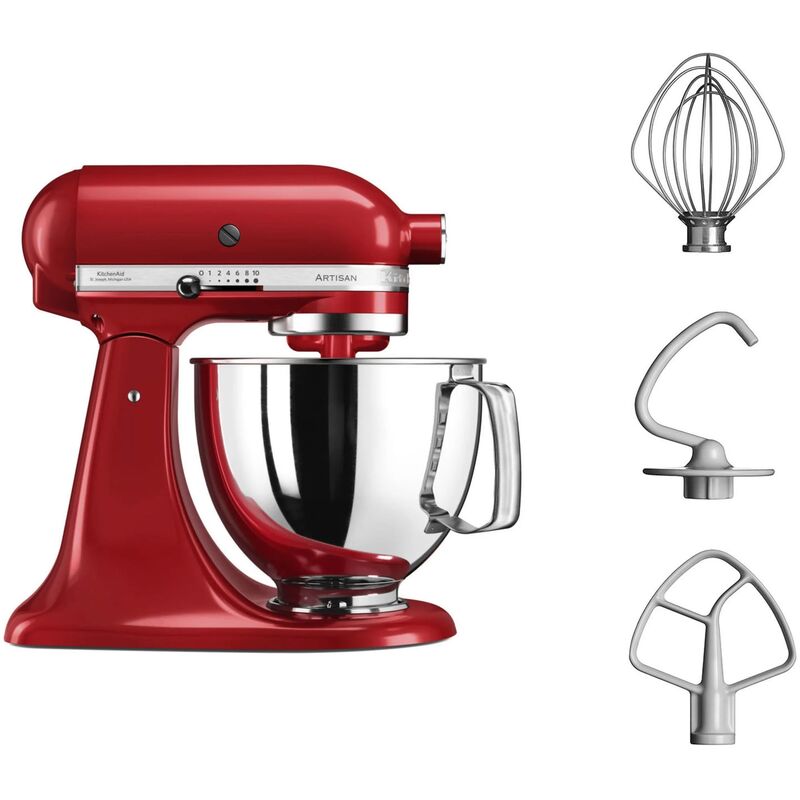 Artisan KSM125EER yleiskone 4,8 litraa + 5KSMVSA vihannesleikkuri
