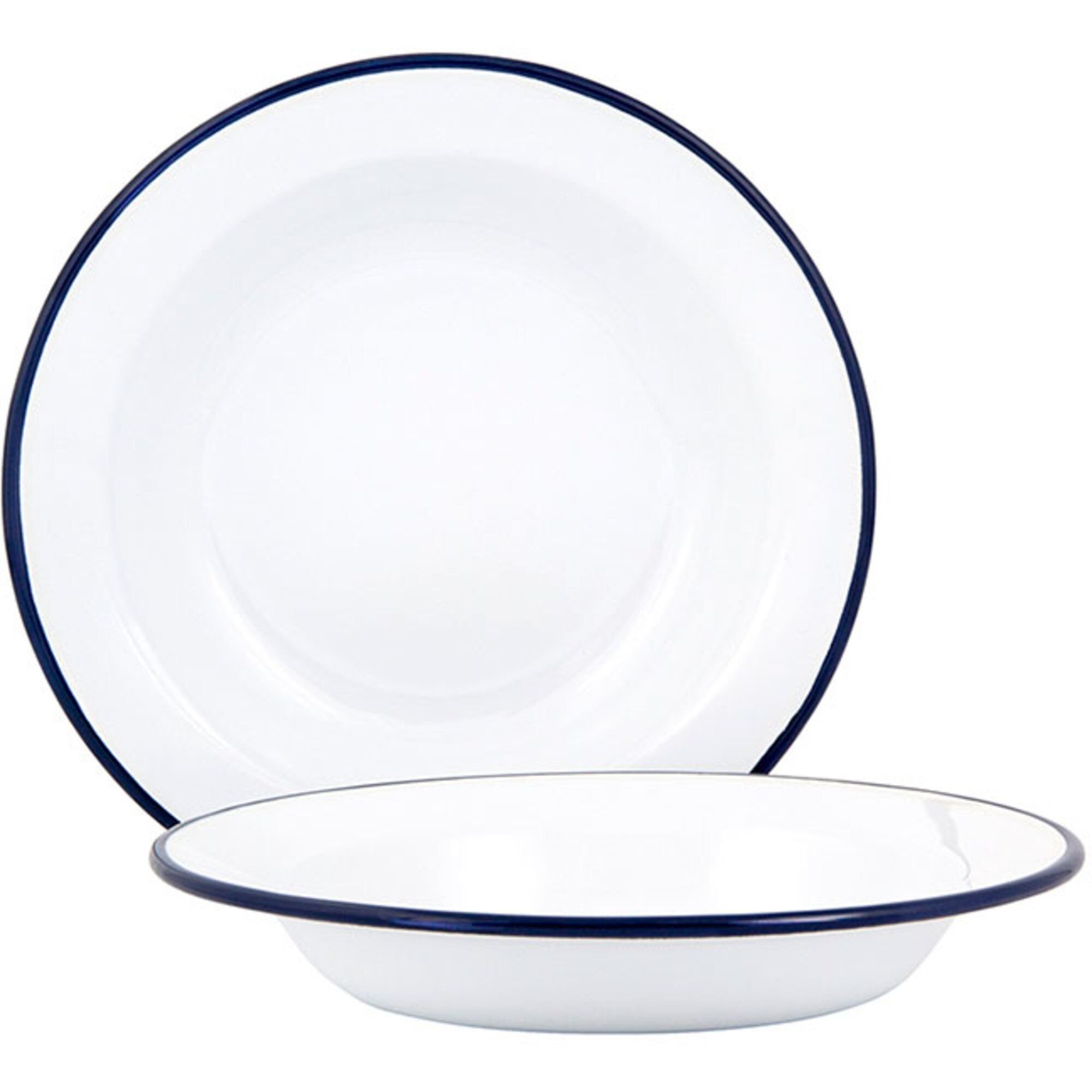 Dyp Tallerken 22 cm. Hvit