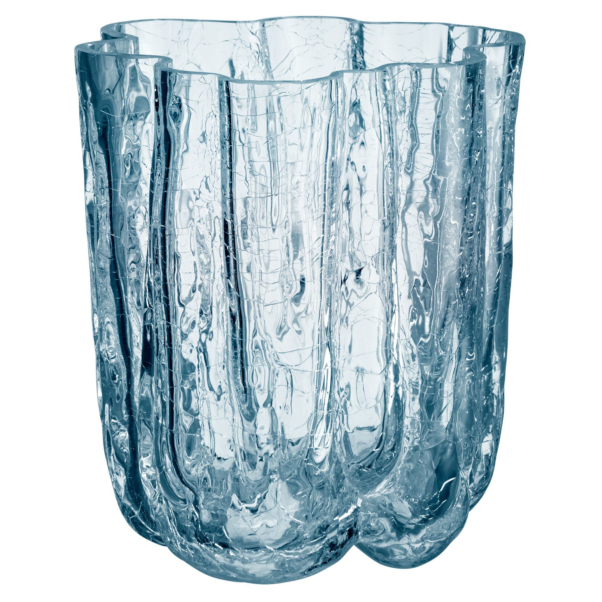 Crackle Vase 12,1 cm, cirkulær