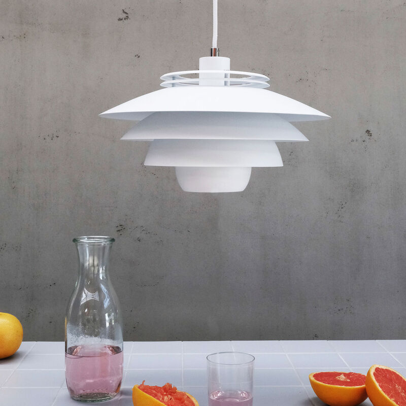 Dyberg Larsen Ejka pendellampa, vit