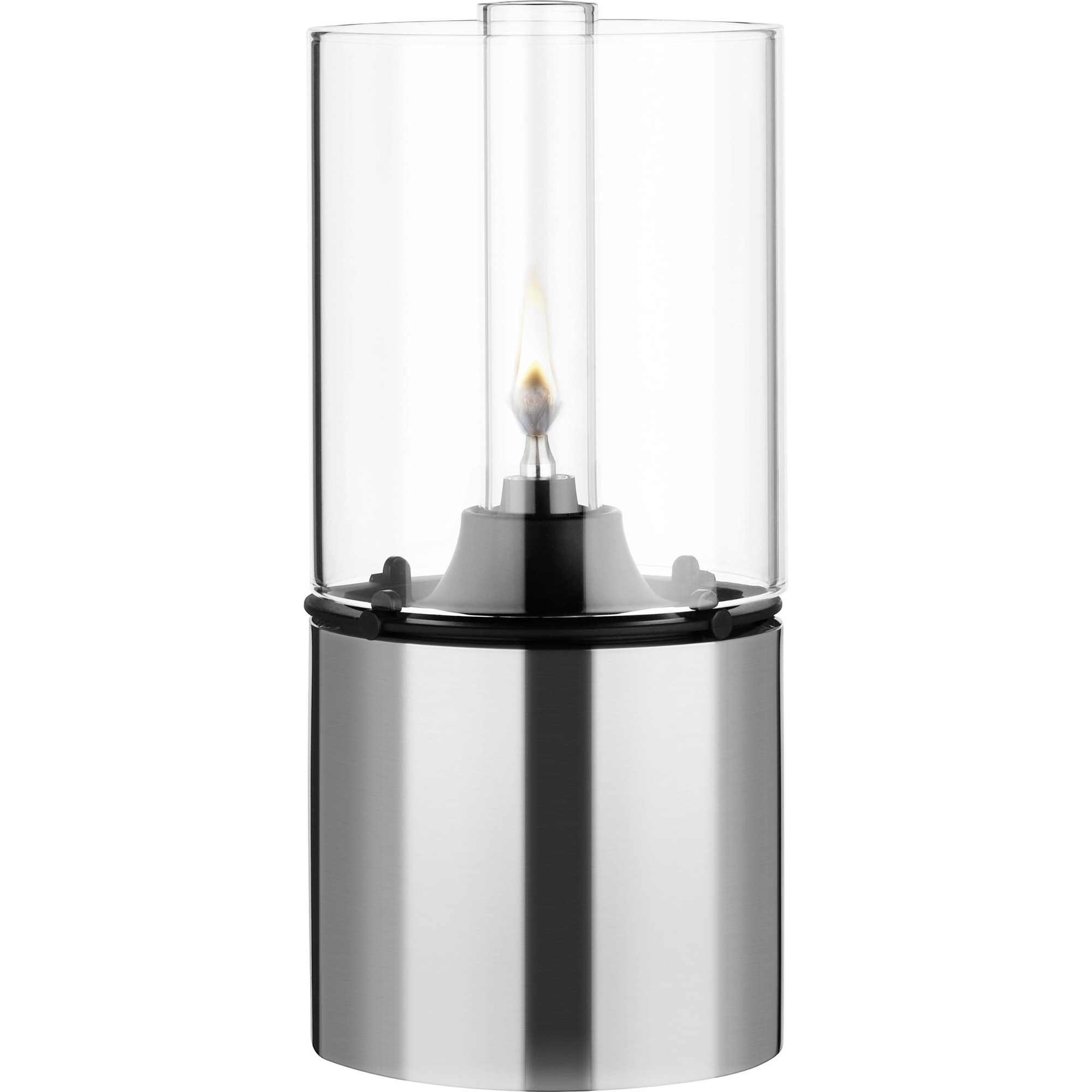 Produktfoto för Stelton Oljelampa Rostfritt Stål Klart Glas