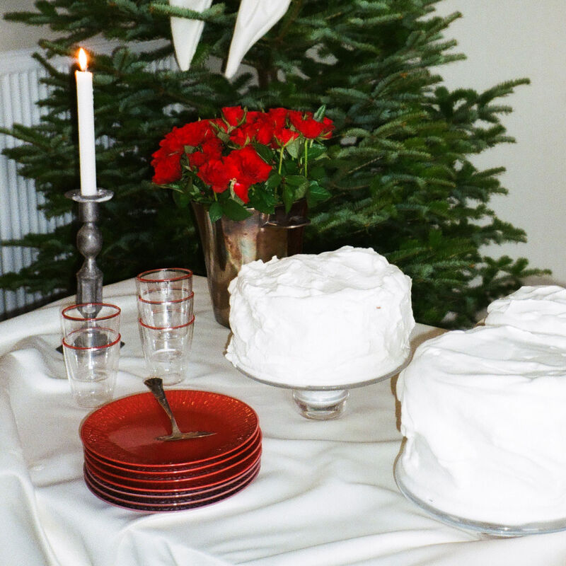 Confetti desserttallerken 21 cm, chili