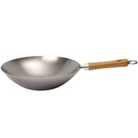 Woklo hiiliterästä 30 cm