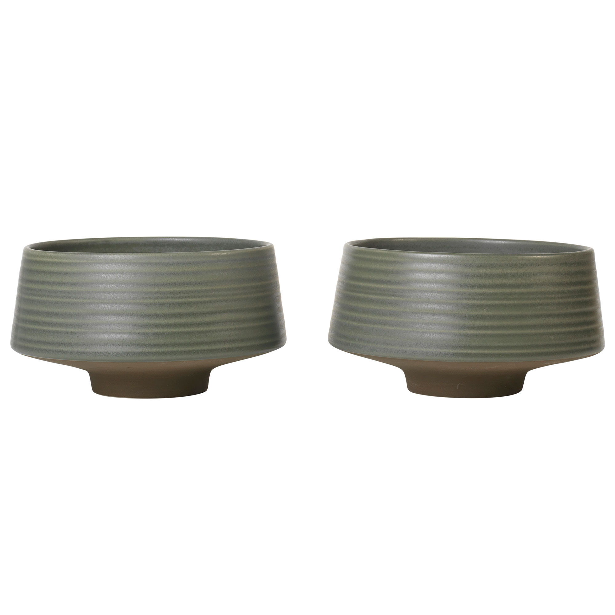 Broste Miko skål 2-pakning, dark green