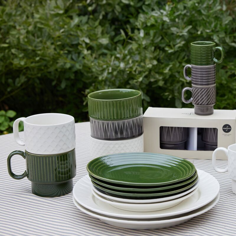 Coffee & More tekrus 2 stk., hvid