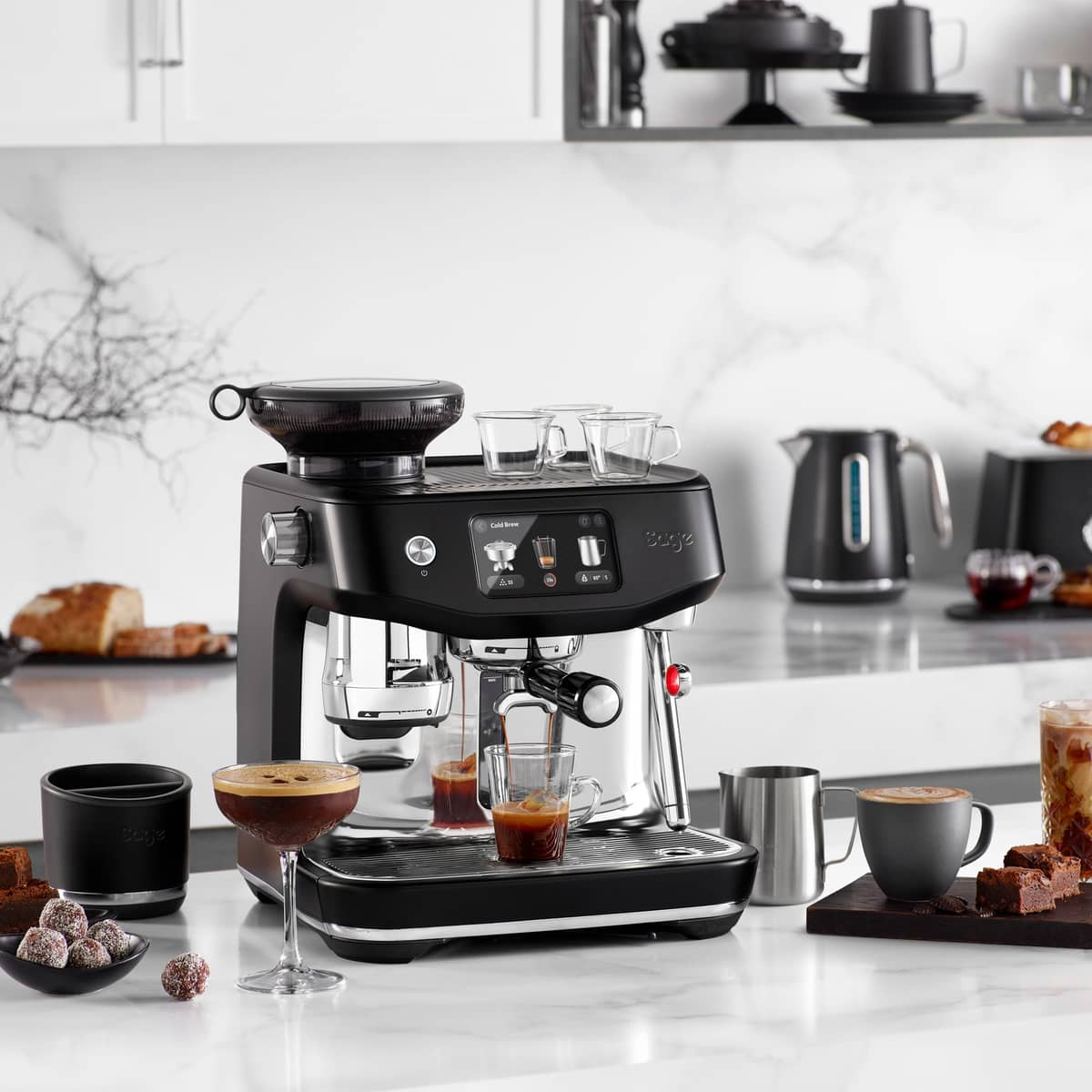 Oracle Jet Espressomaskin, black truffle