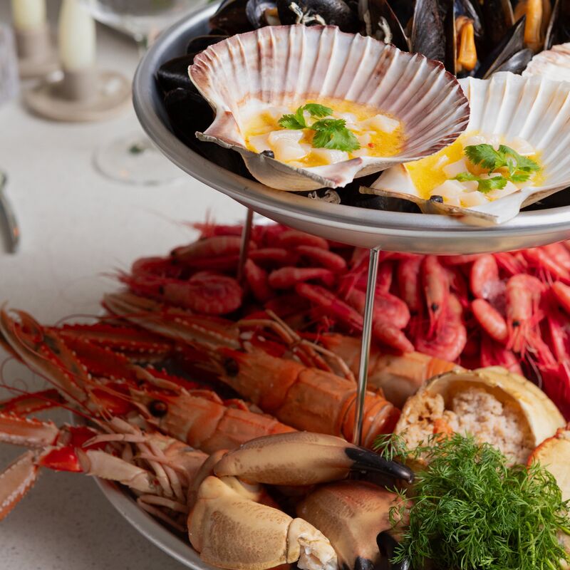 Skalldyrfat, 3 deler