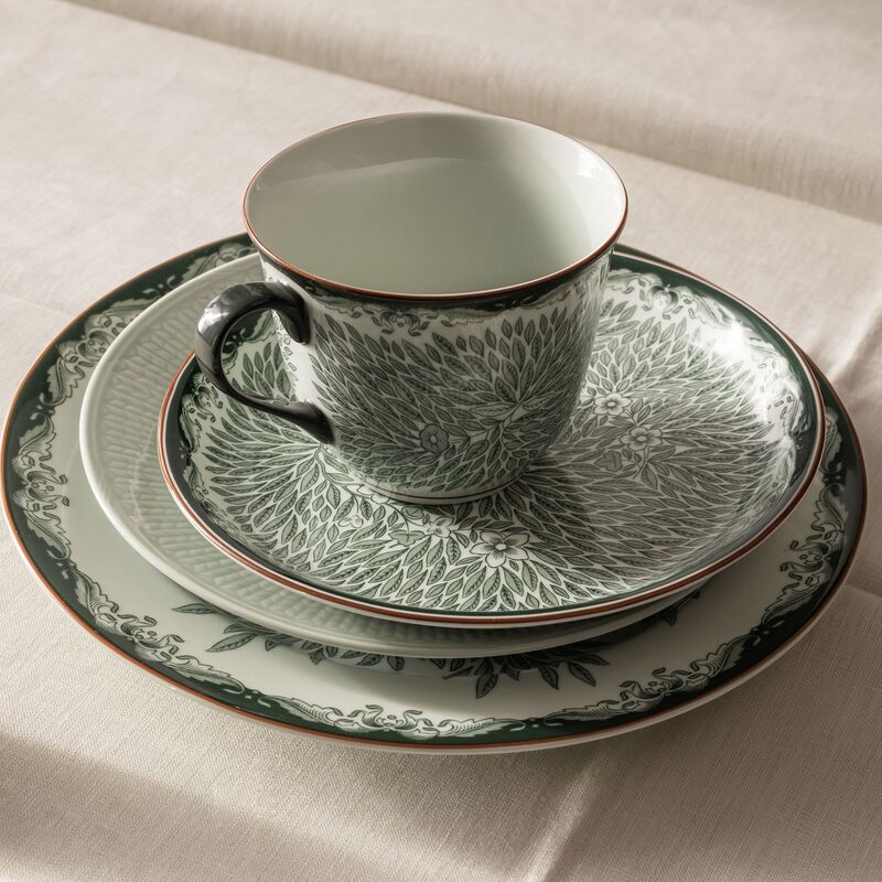 Ostindia Floris lautanen 20 cm, vihreä