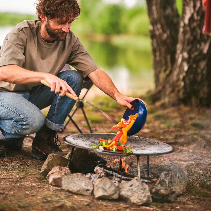 Stegeplade med ben, 58 cm.