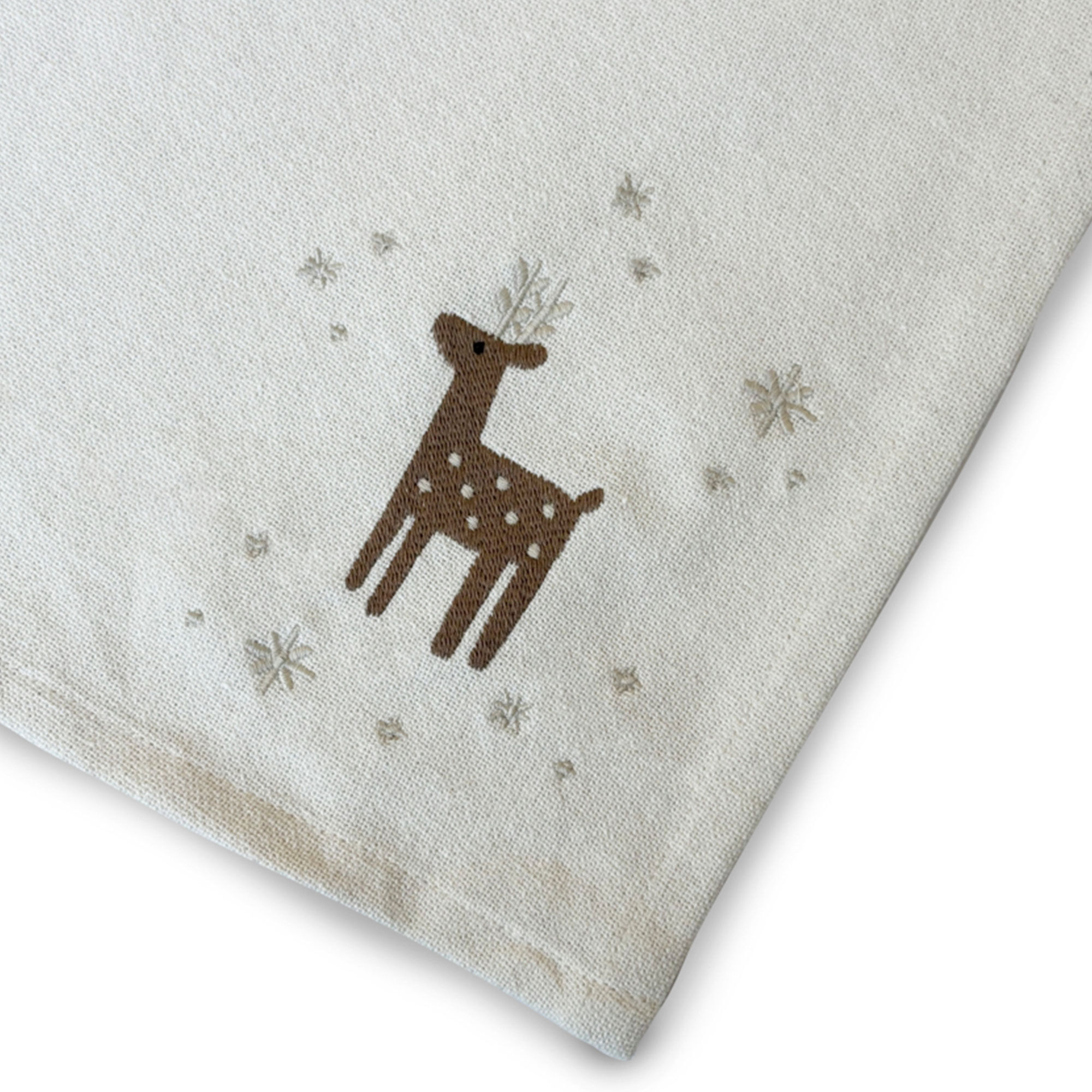 Juna Christmas Fable Viskestykke 50x70 cm, cream