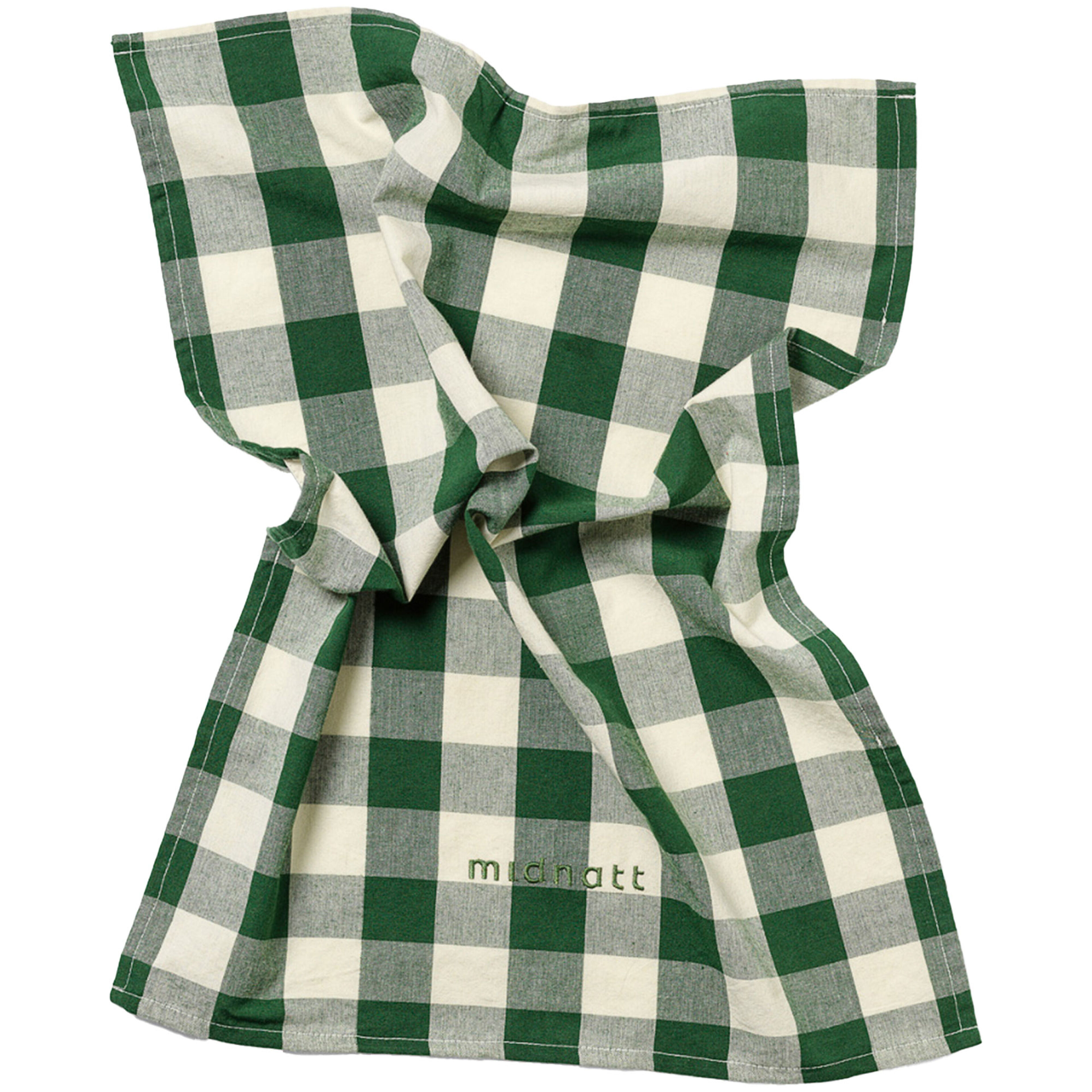 Elsa kökshandduk 50×70cm, grön/beige