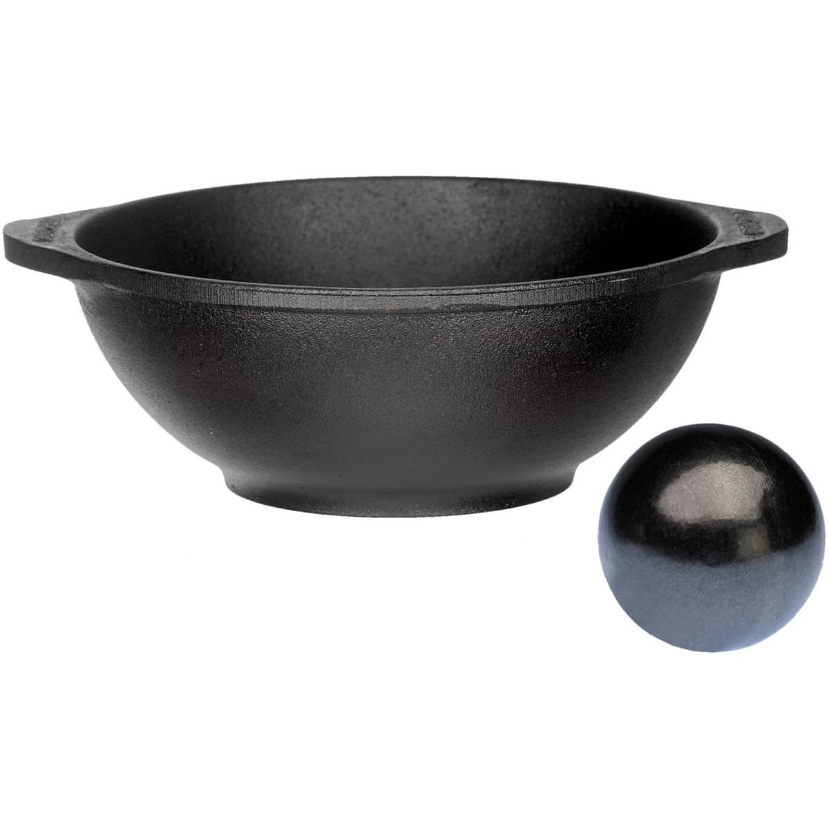 Senapskula 8 cm med gjutjärnsskål
