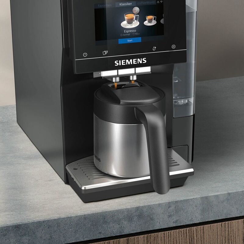 Isolerad kaffekanna för espressomaskin