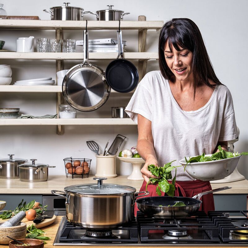 Stekepanne 20 cm, rustfritt stål