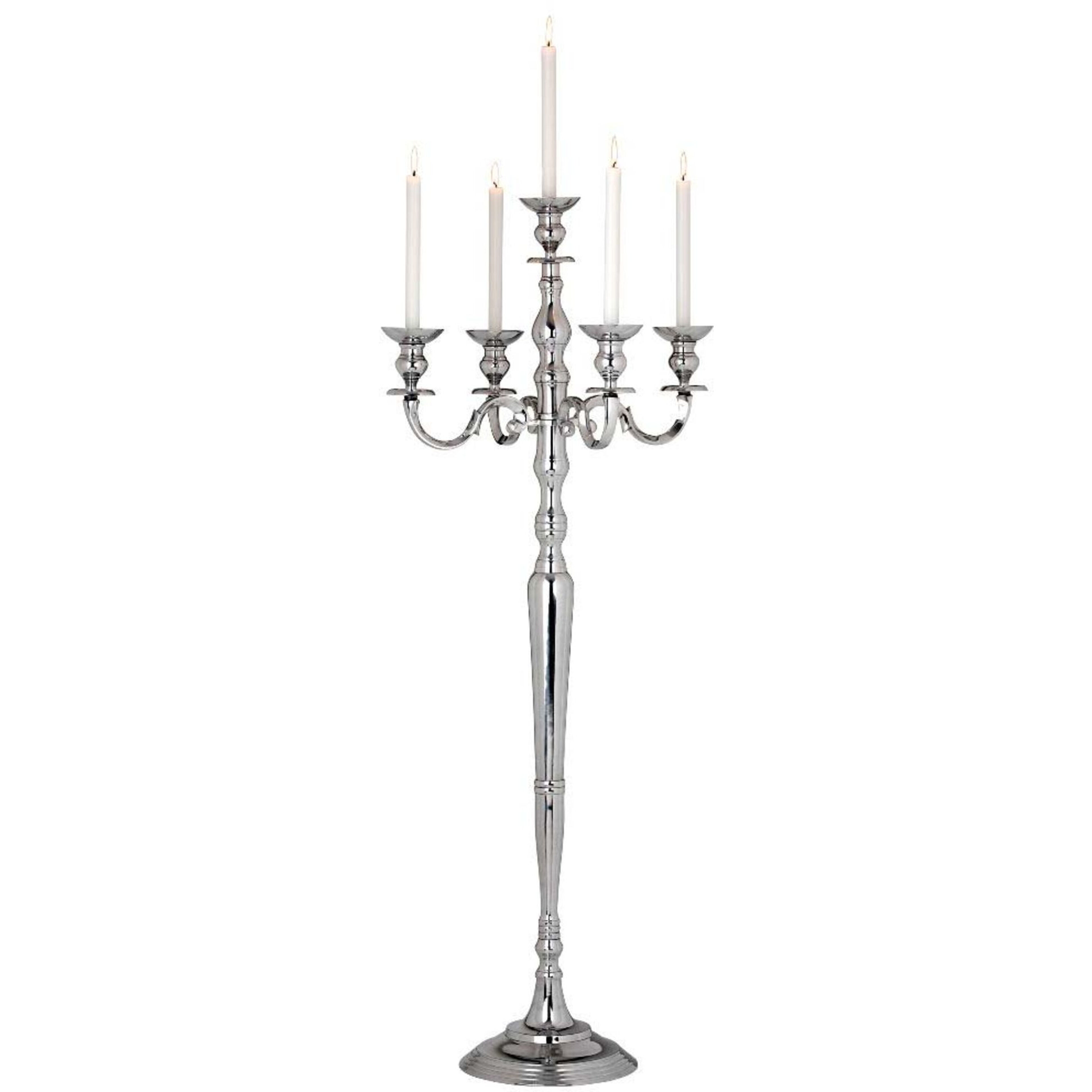 Kandelaber 5-armad Aluminium 150 cm