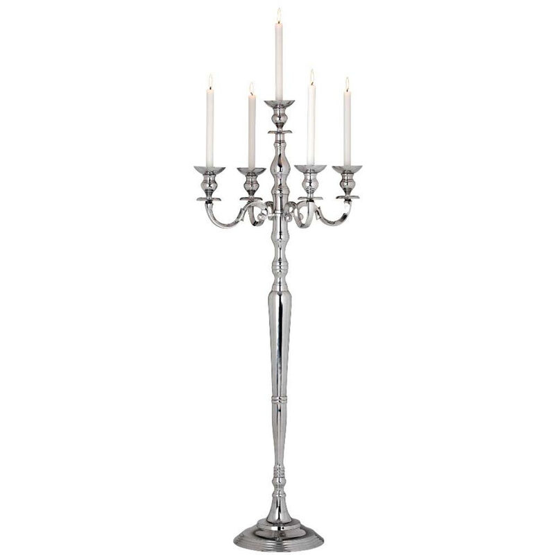 Kandelaber 5-armet Aluminium 150 cm
