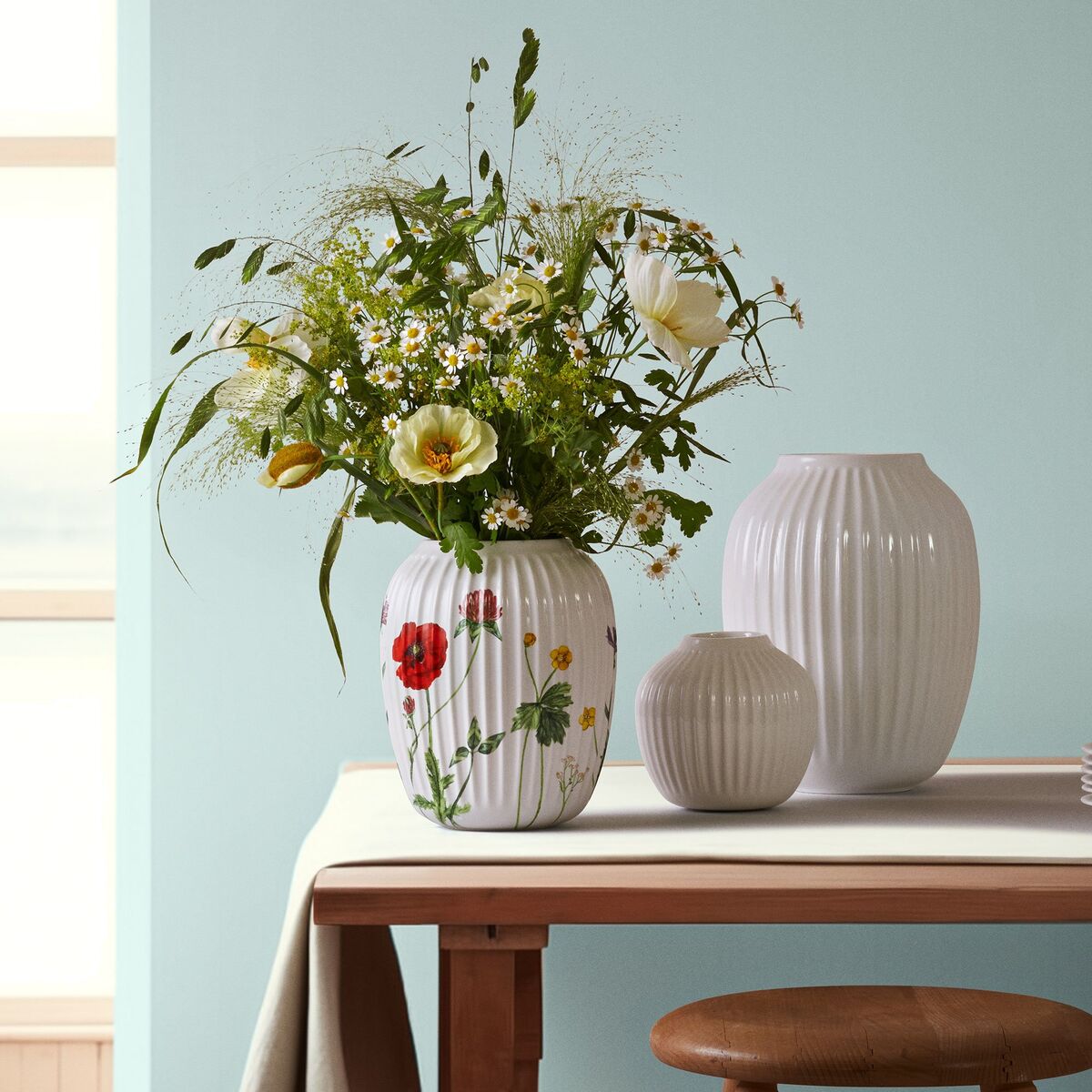 Hammershøi Summer vas 21 cm, wild flowers