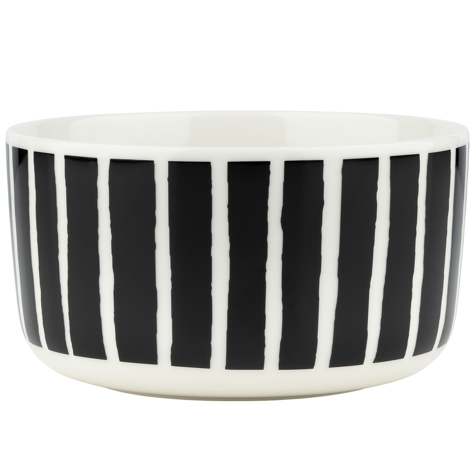 Piccolo kulho 5 dl, musta/valkoinen
