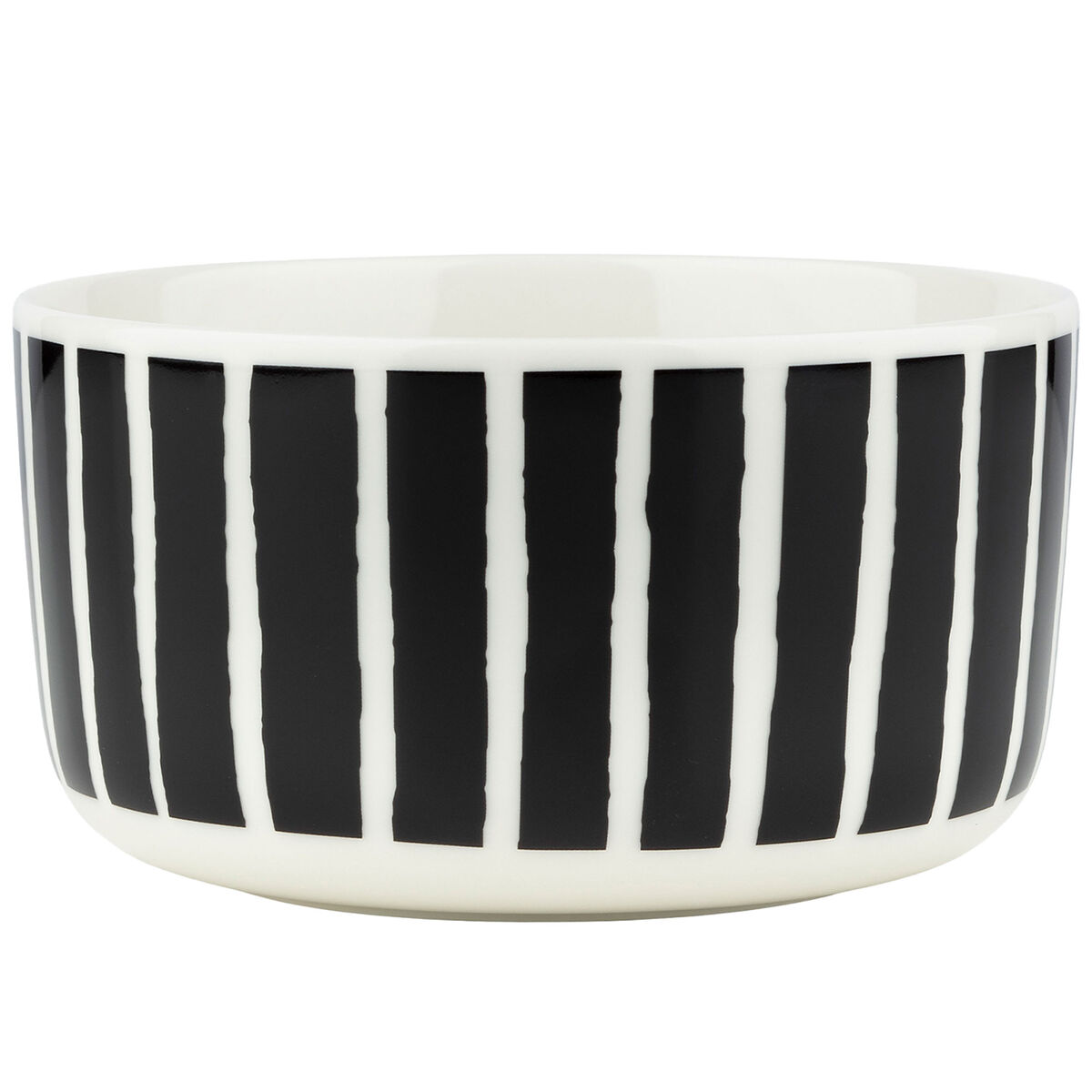 Piccolo kulho 5 dl, musta/valkoinen