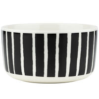 Piccolo kulho 5 dl, musta/valkoinen