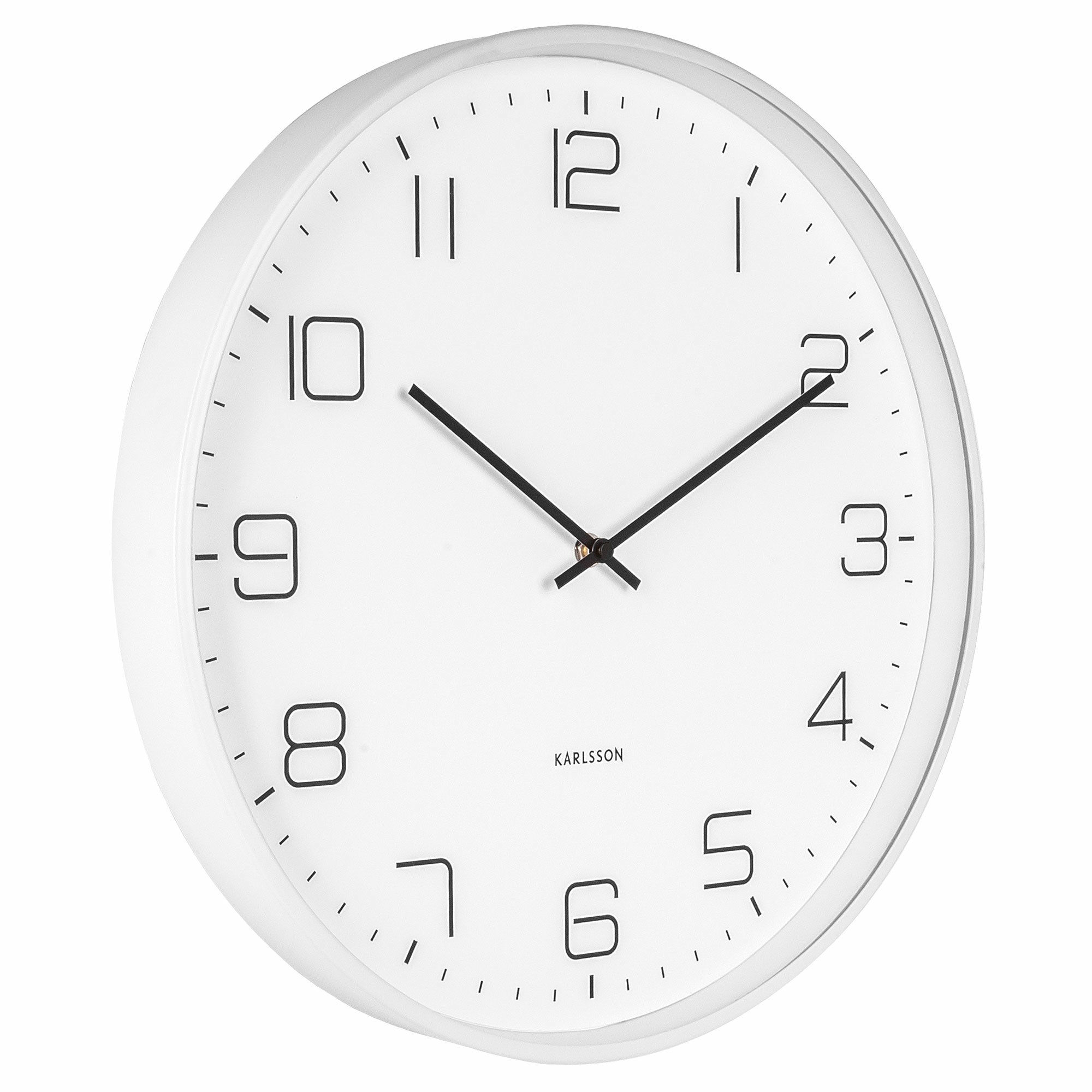 Alternativ bild 1 för Karlsson Lofty Väggklocka KA5751WH - Unisex - 40 cm - Quartz