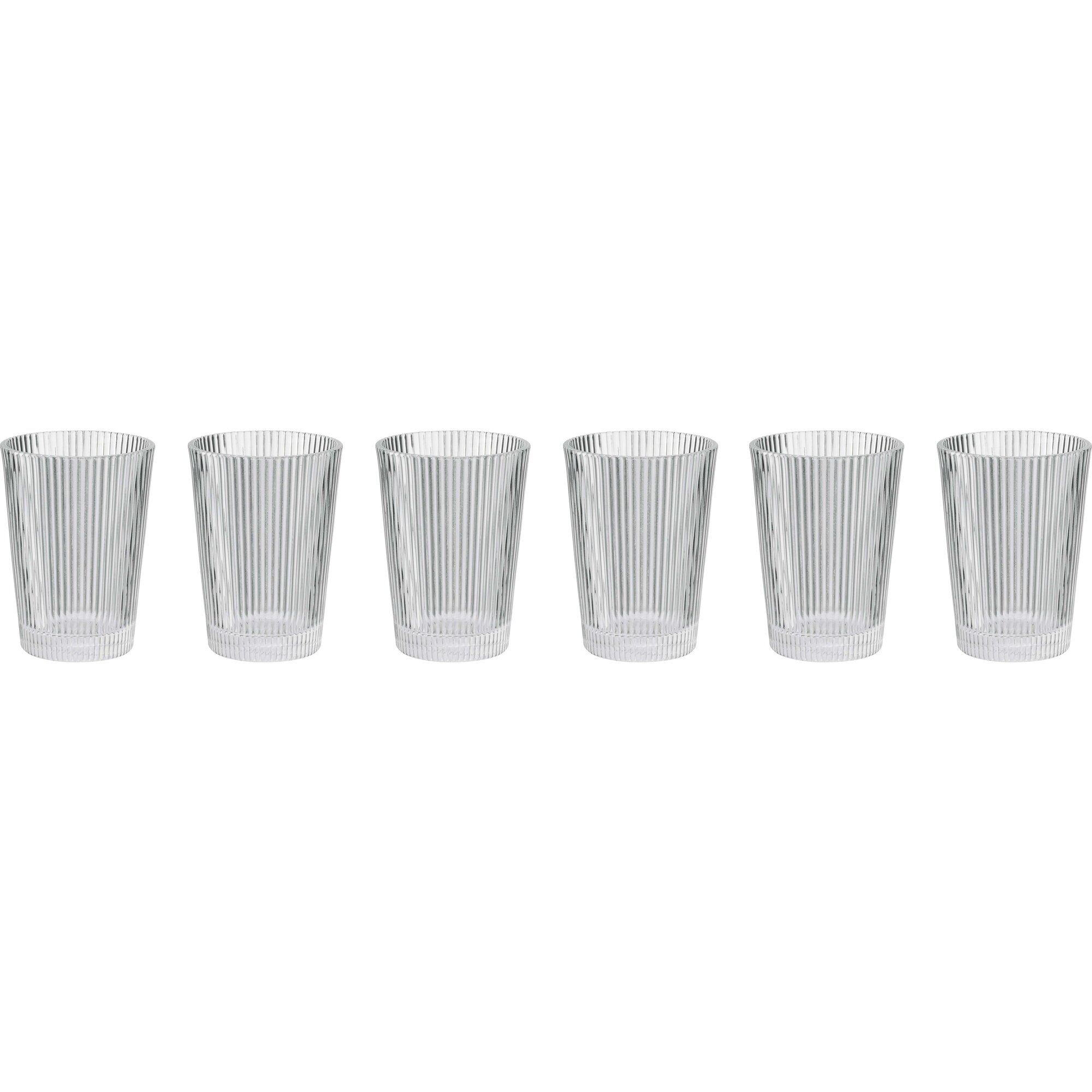 Stelton - Pilastro drikkeglass 24 cl 6 stk