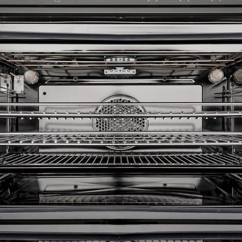 PRO96L1EROT Professional gasspis med singelugn, 90 cm, röd