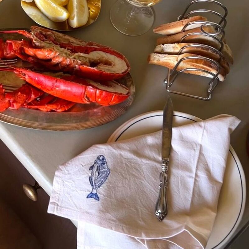 La Mer serviett 40x40 cm 4-pakning