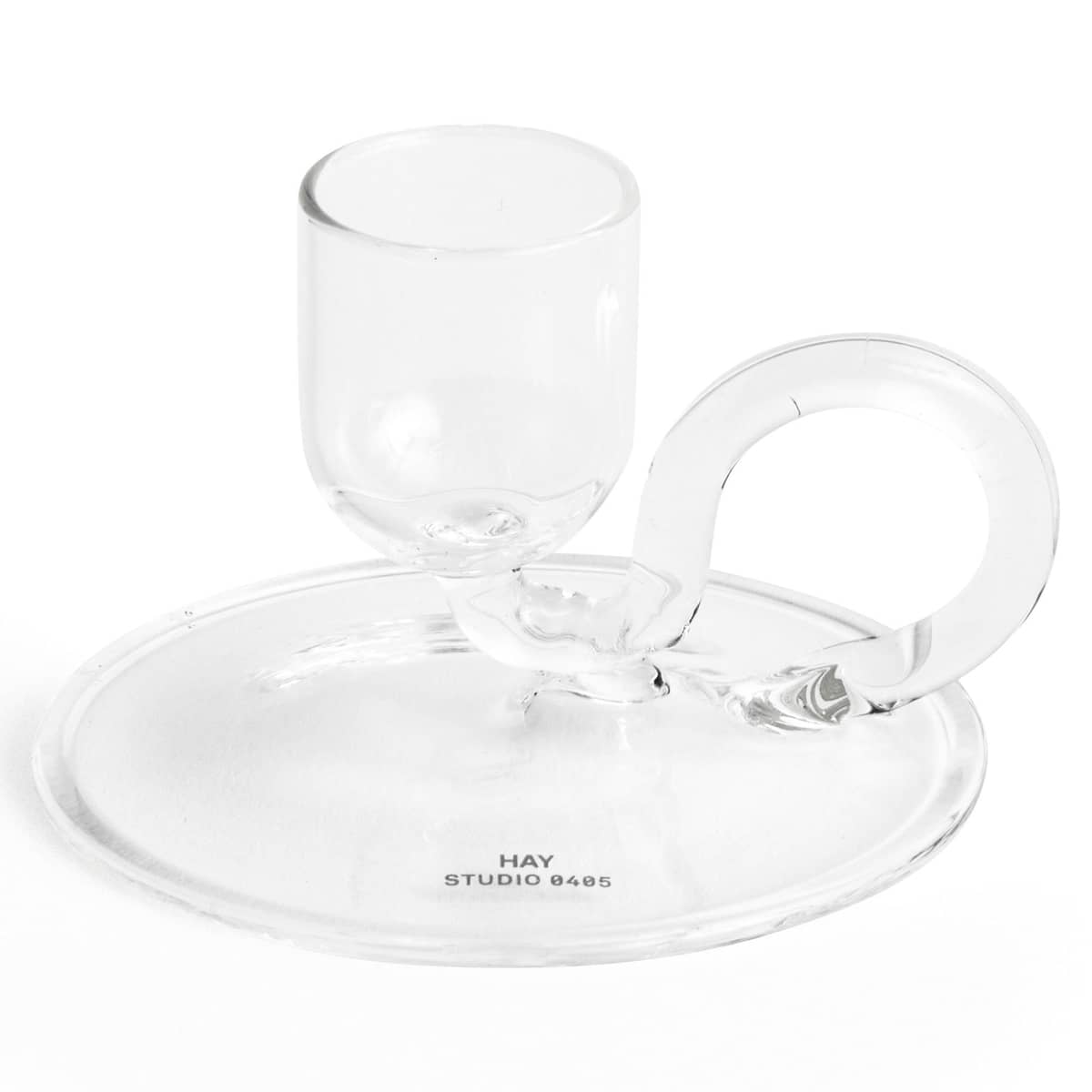 Tiny Curved kynttilänjalka, clear