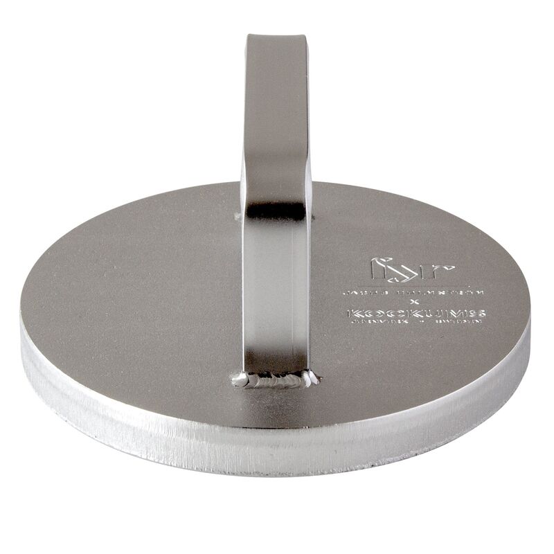 Grillpresse, rustfritt stål