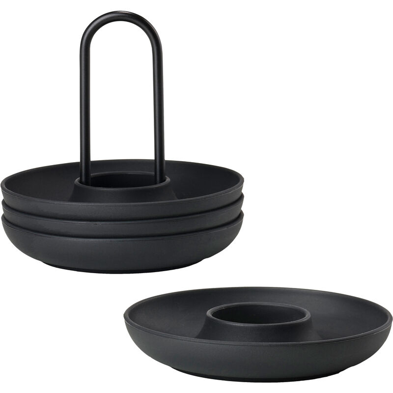 Singles Æggebæger med Holder Sort