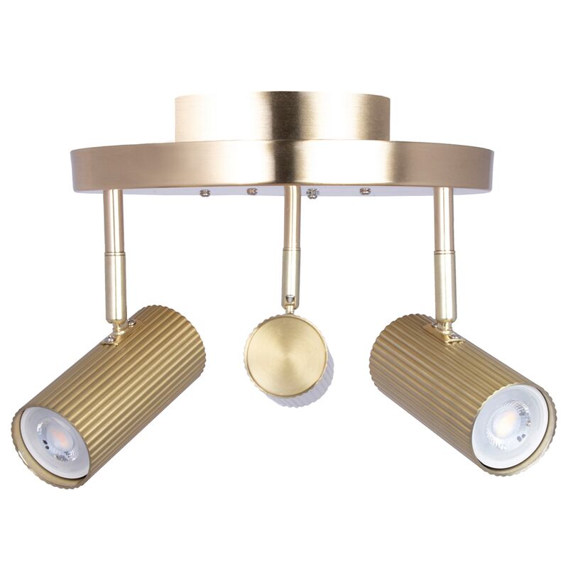 Hubble 3 plafond, borstad mässing