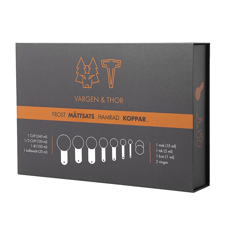 Frost målesett 7 deler, kobber