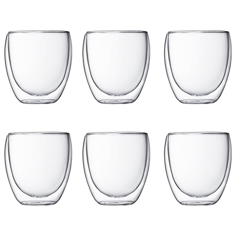 Pavina Dubbelväggigt Glas Small 6 pack