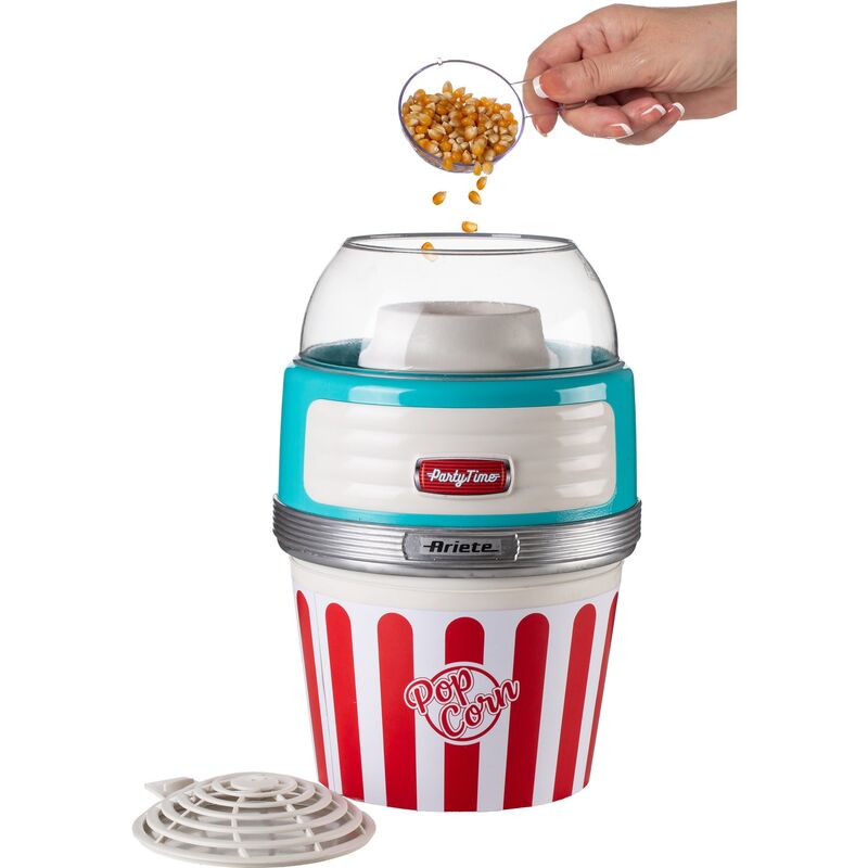 Party Time Popcornsmaskine XL, blå