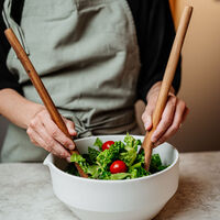 Salaattiottimet 35 cm, akaasia