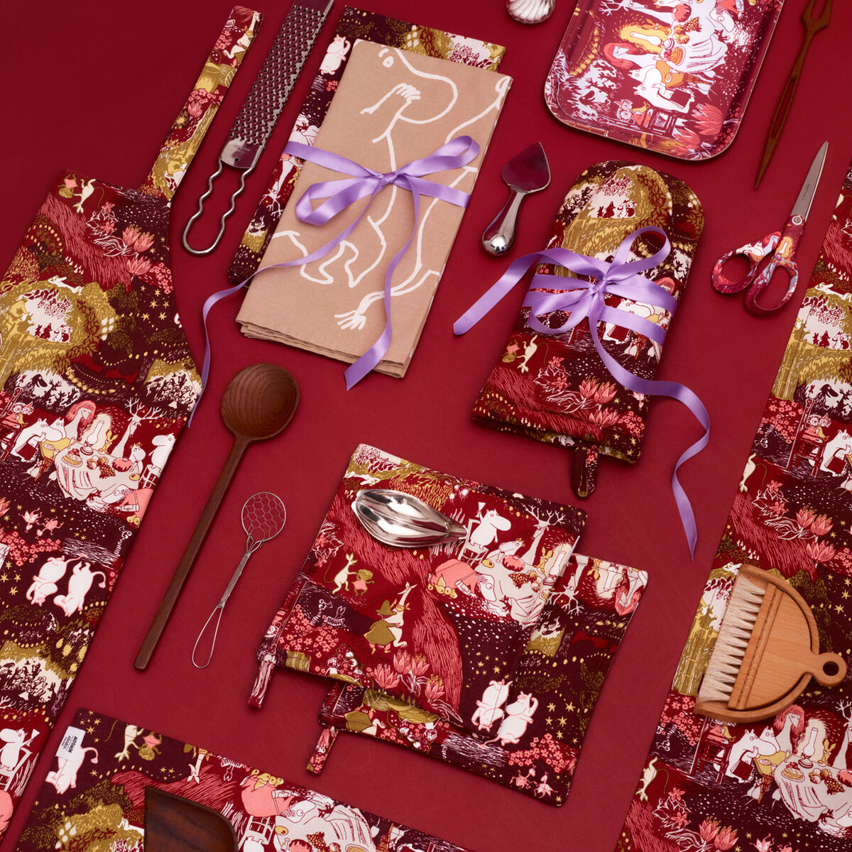 Arabia Mumin Festlige Stunder Grydelapper 22 x 22 cm