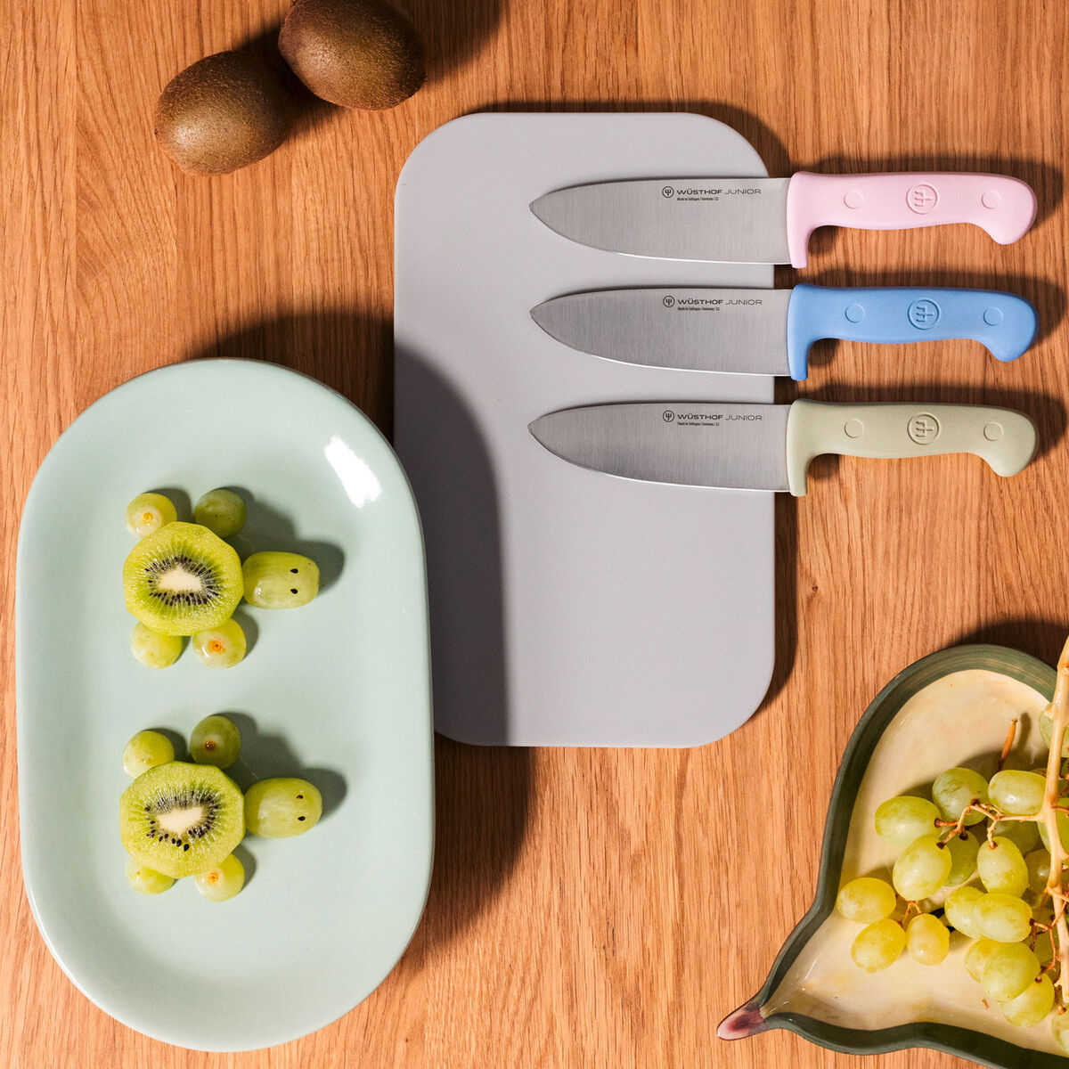 Junior kokkekniv 10 cm, grønn