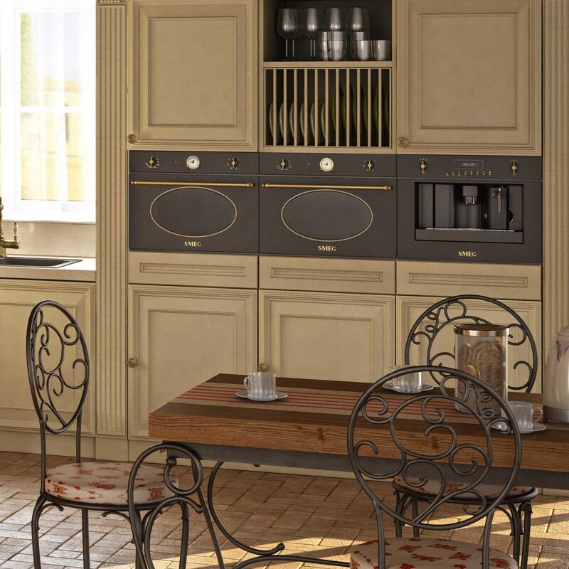 60 cm Colonial Monitoimiuuni pyrolyysipuhdistuksella, Antrasiitti