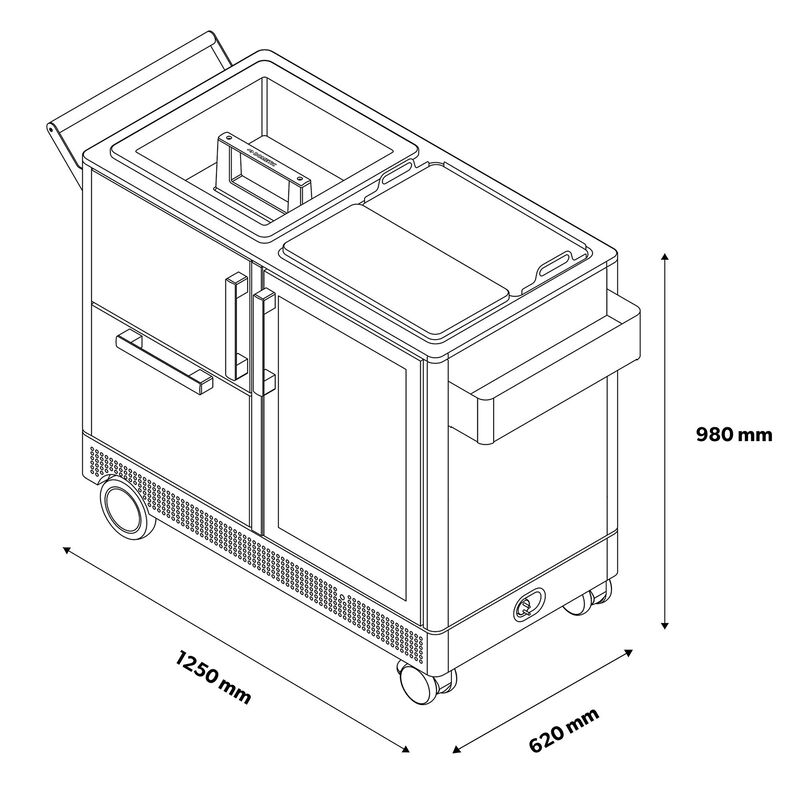 MoBar 550 S mobil utendørsbar