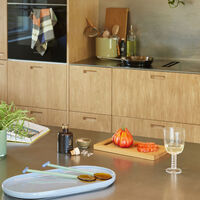 Hübsch Clink valkoviinilasi, kirkas