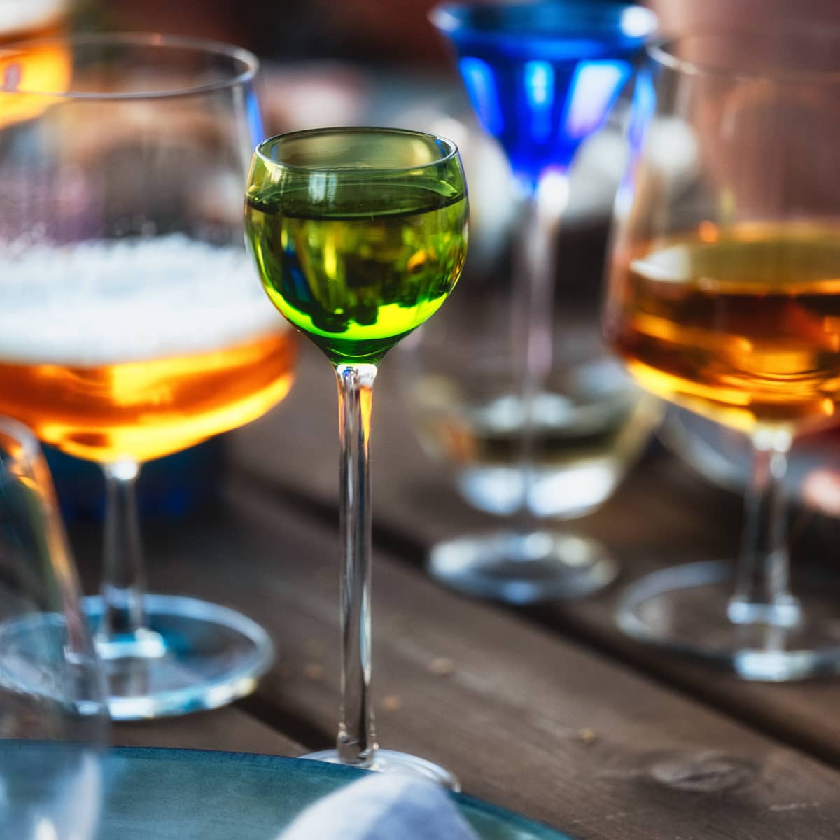 Glas Snapsglas på Fot 6 st
