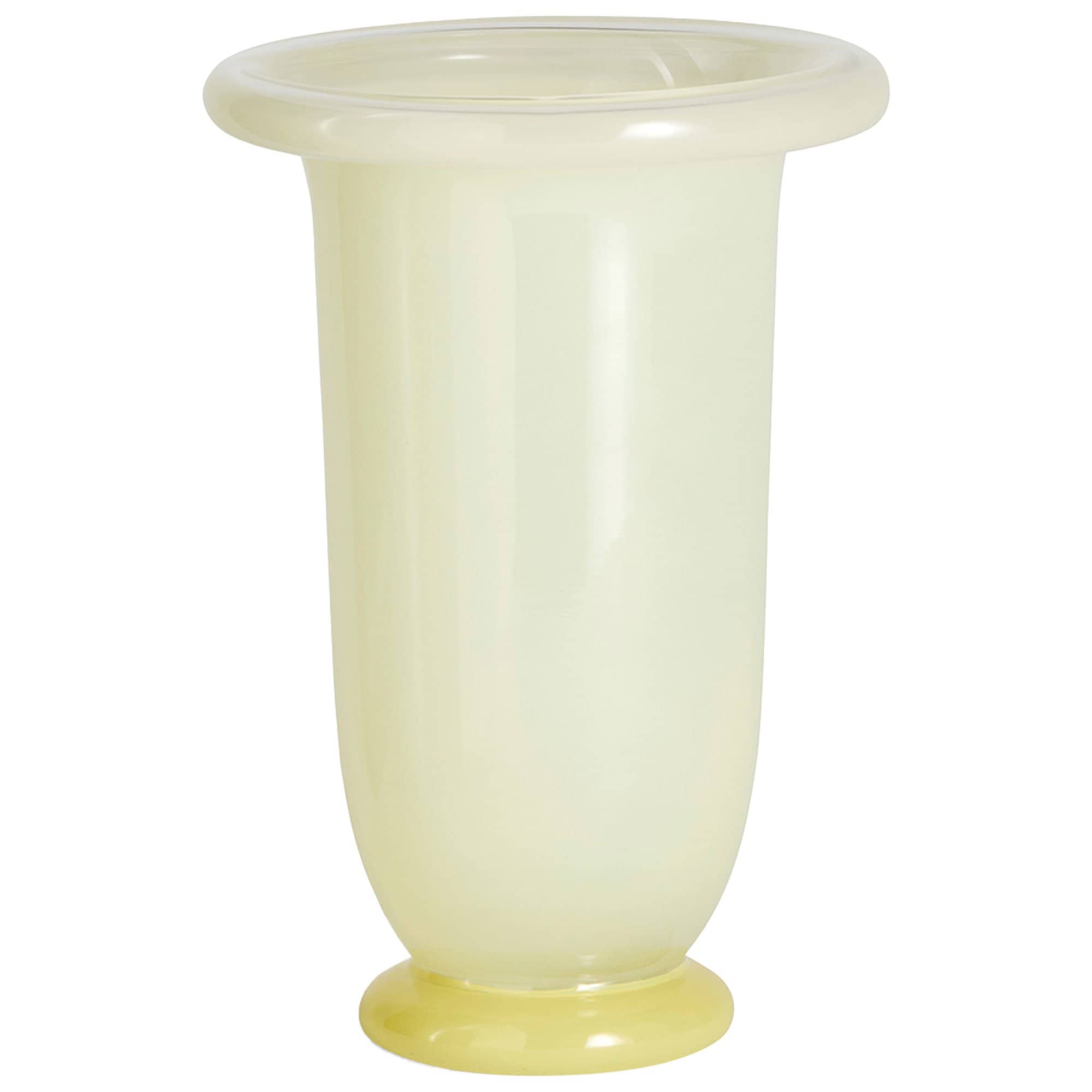Empire Vase medium, lime yellow