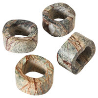 Vita servietring, seagrass, 4 stk.