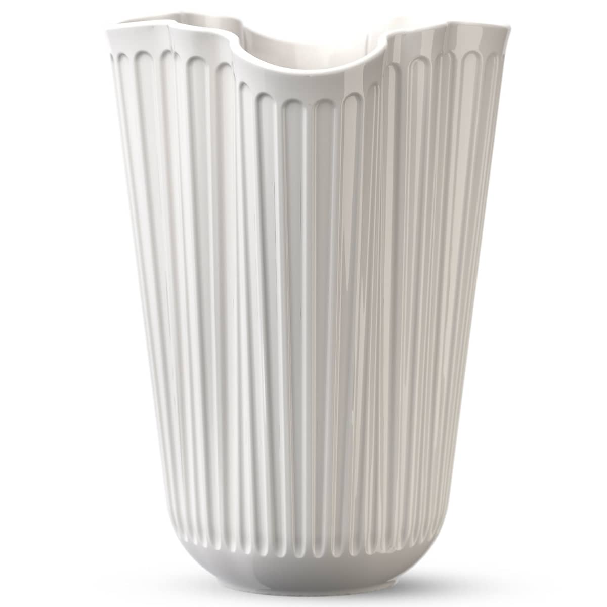 Hammershøi Unfold vase 20,5 cm, hvid