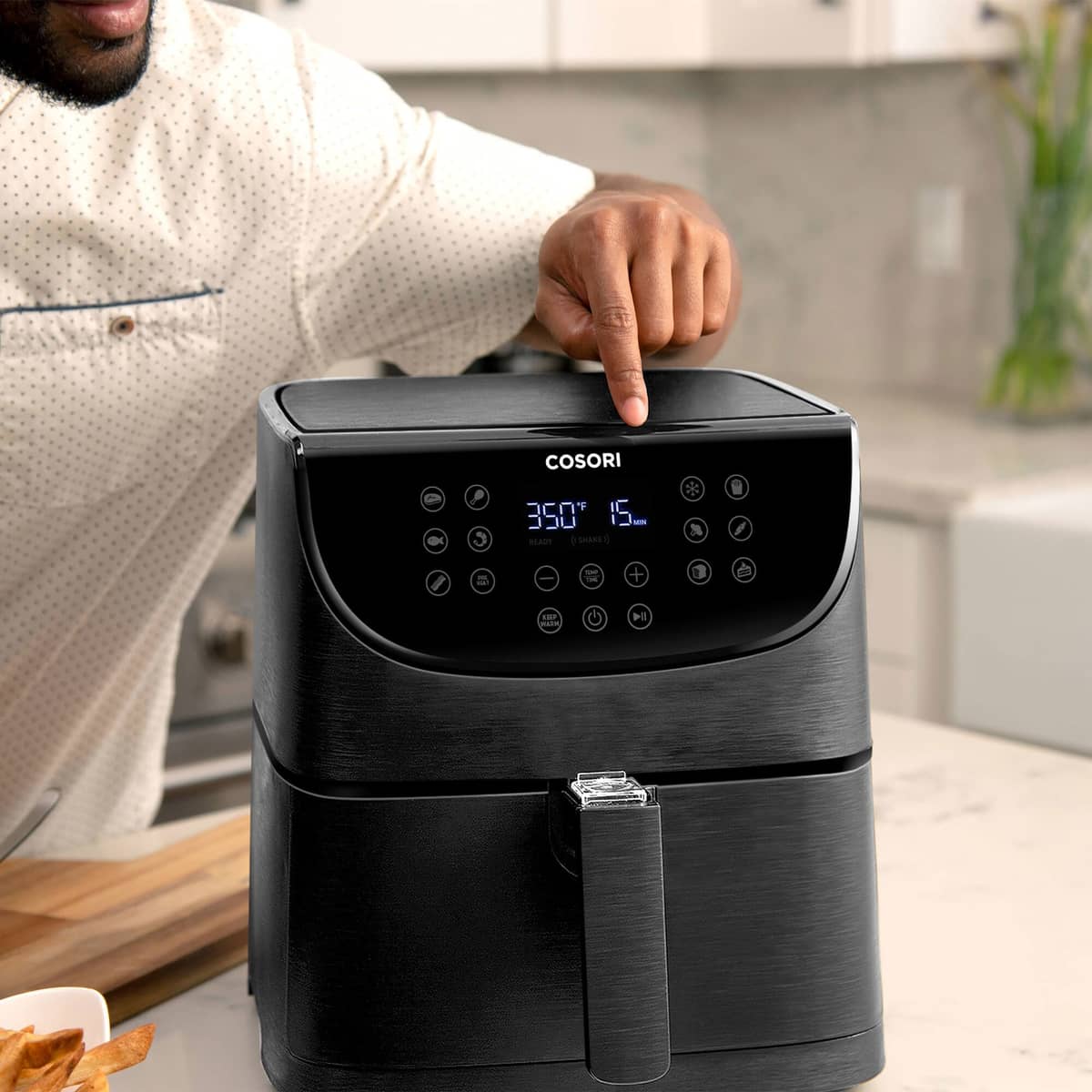 Premium Airfryer 5,5 liter, svart