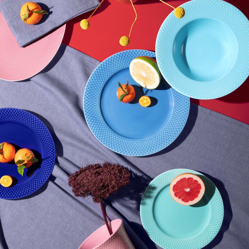 Color djuptallrik, 24,5 cm, turkos